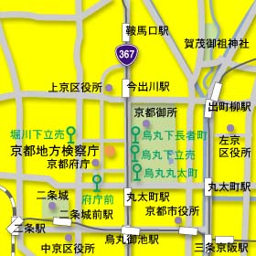 京都地検所在図