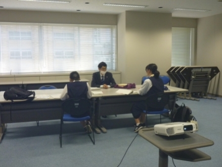 中高生によるインターン・職場体験の様子