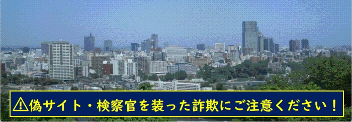 写真：青葉山から見渡す仙台市内の景色